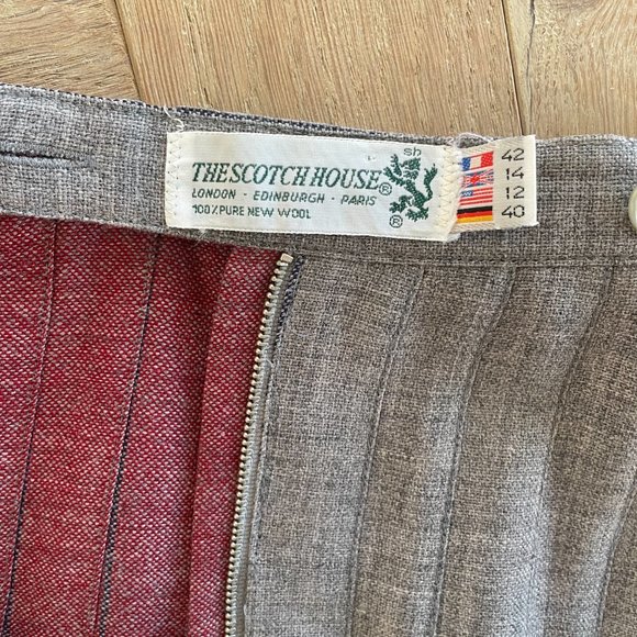 The Scotch House Vintage Tartan Reversible Skirt - Picture 4 of 4